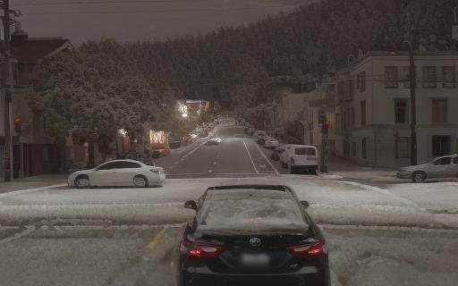 Snowy night